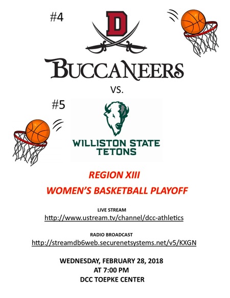 DCC Women’s Basketball Host Williston in Conference Playoff