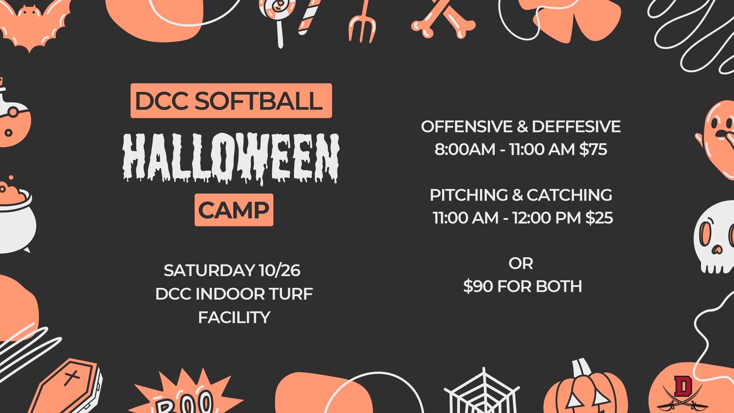DCC Softball Halloween Camp