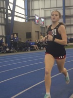 Lauren Rodacker racing the 600m at SDSU